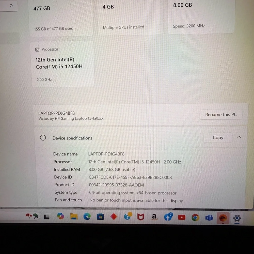 Gaming Laptop - Black
